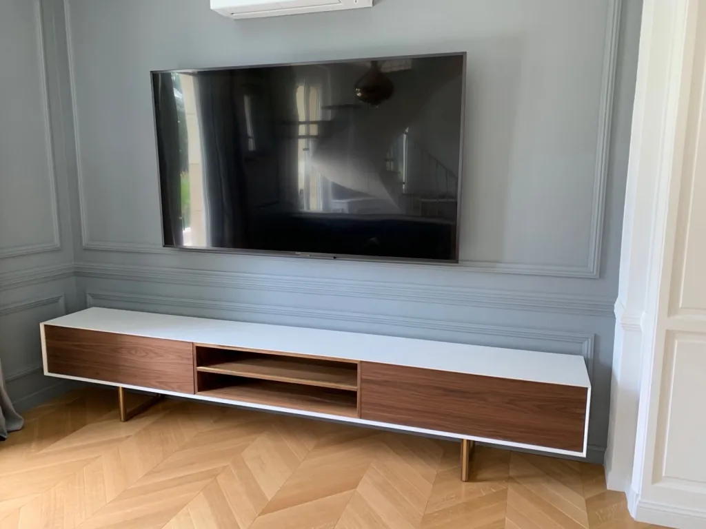 meuble tv sur mesure de grande longueur a bordeaux