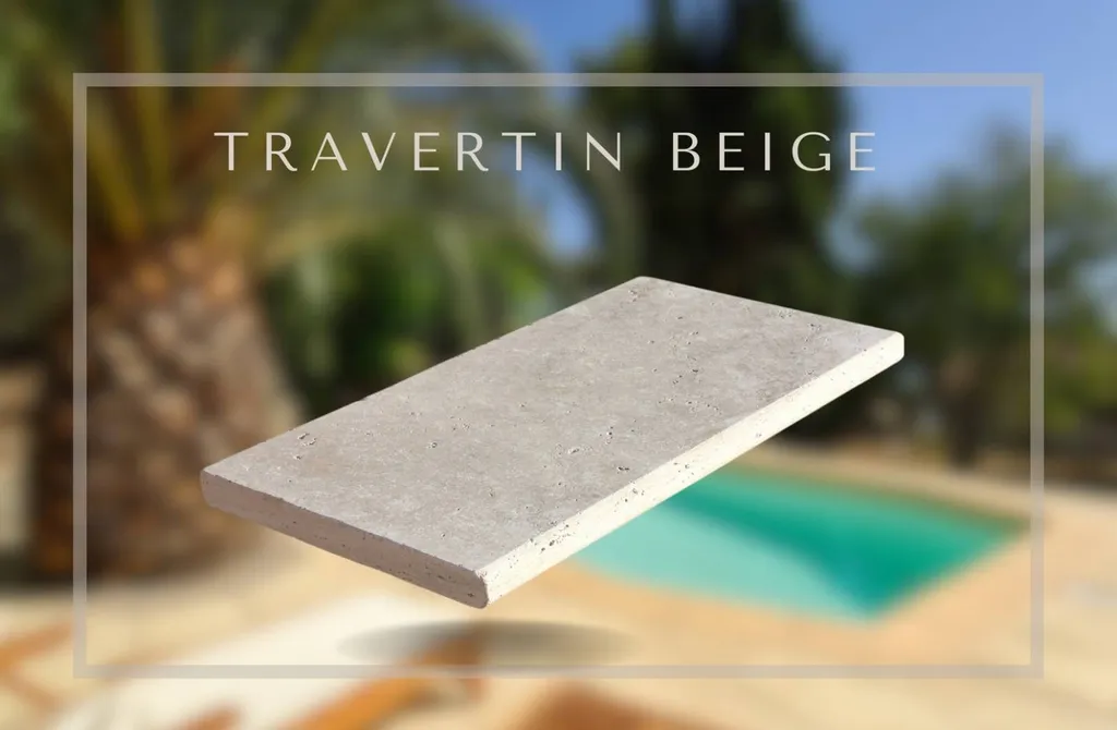 Margelle Travertin beige