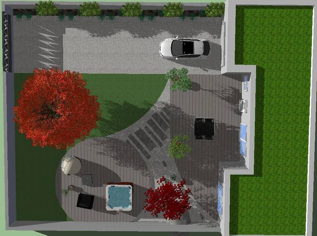 conception de réalisation de jardin sur plan à roanne 