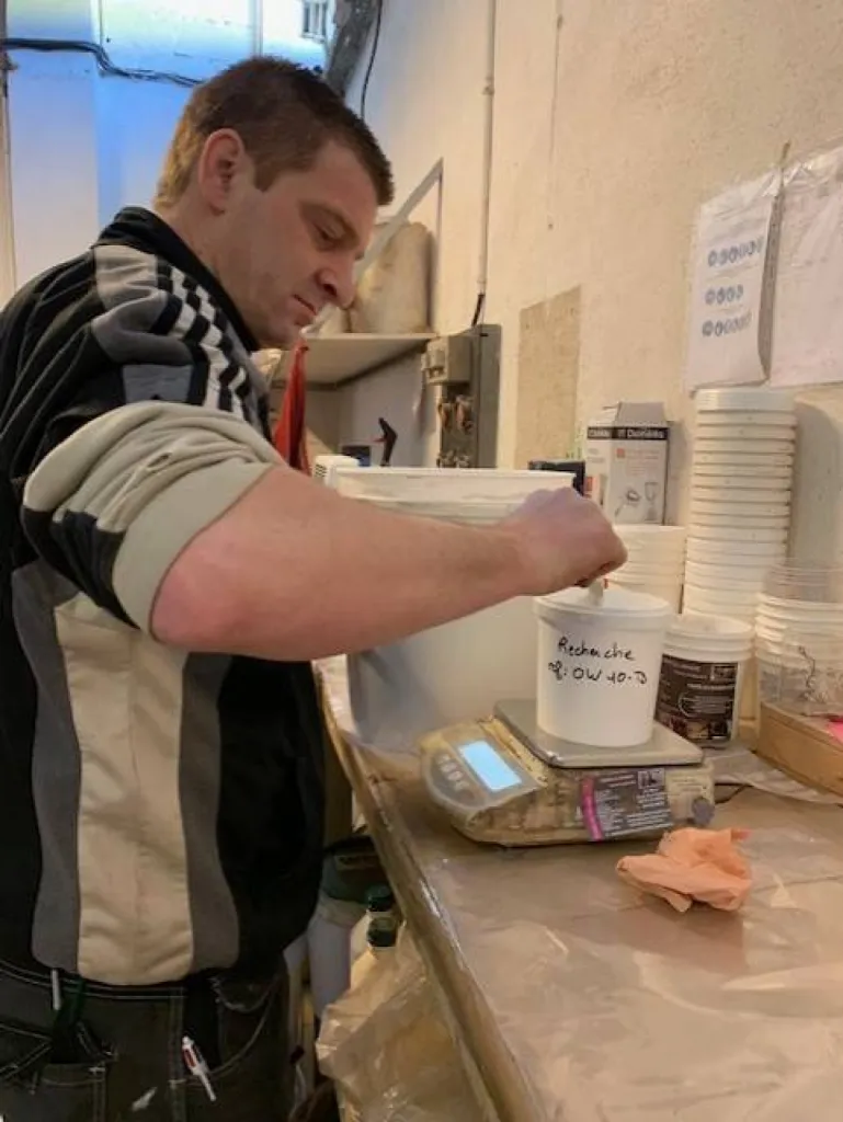 RECHERCHE DE TEINTE PIGMENTS MINERAUX 