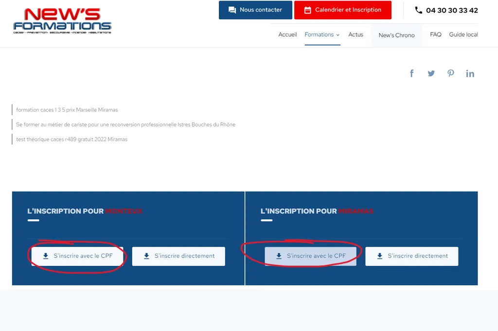 Comment m'inscrire sur une session de formation avec mon CPF ?