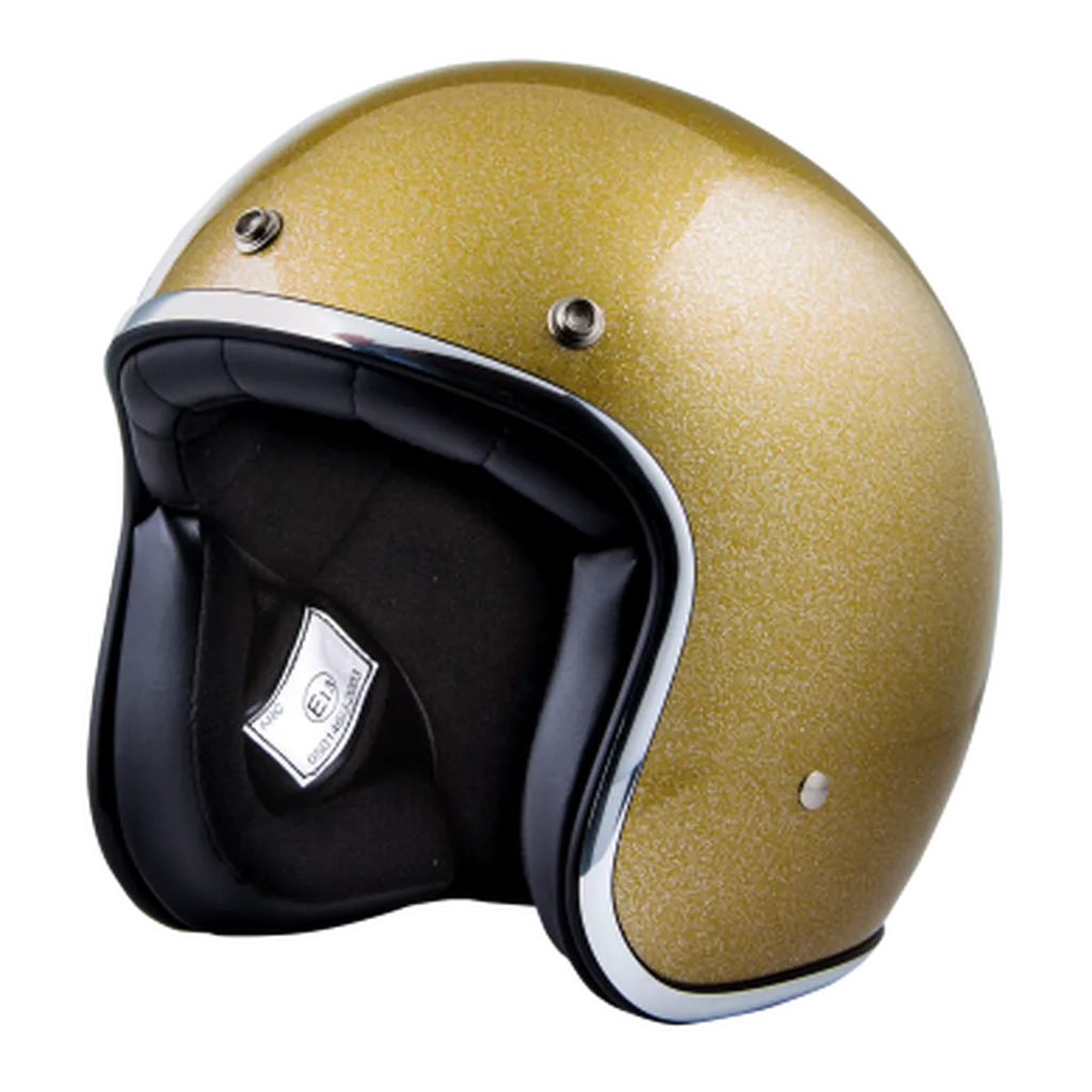 Casque demi jet stormer pearl cafe racer