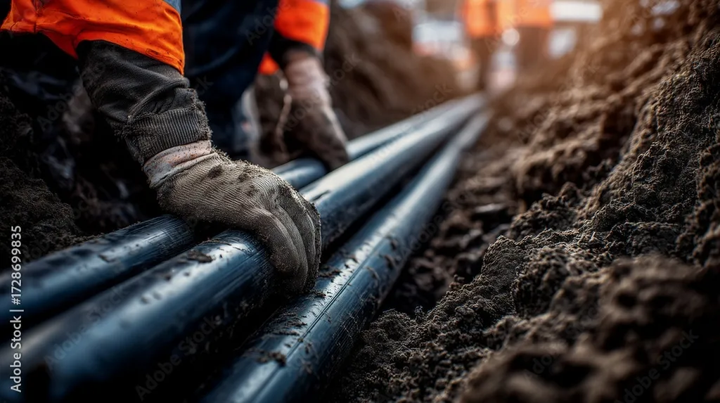 Viabilisation et raccordement fibre optique pour lotissements neufs à Biscarrosse