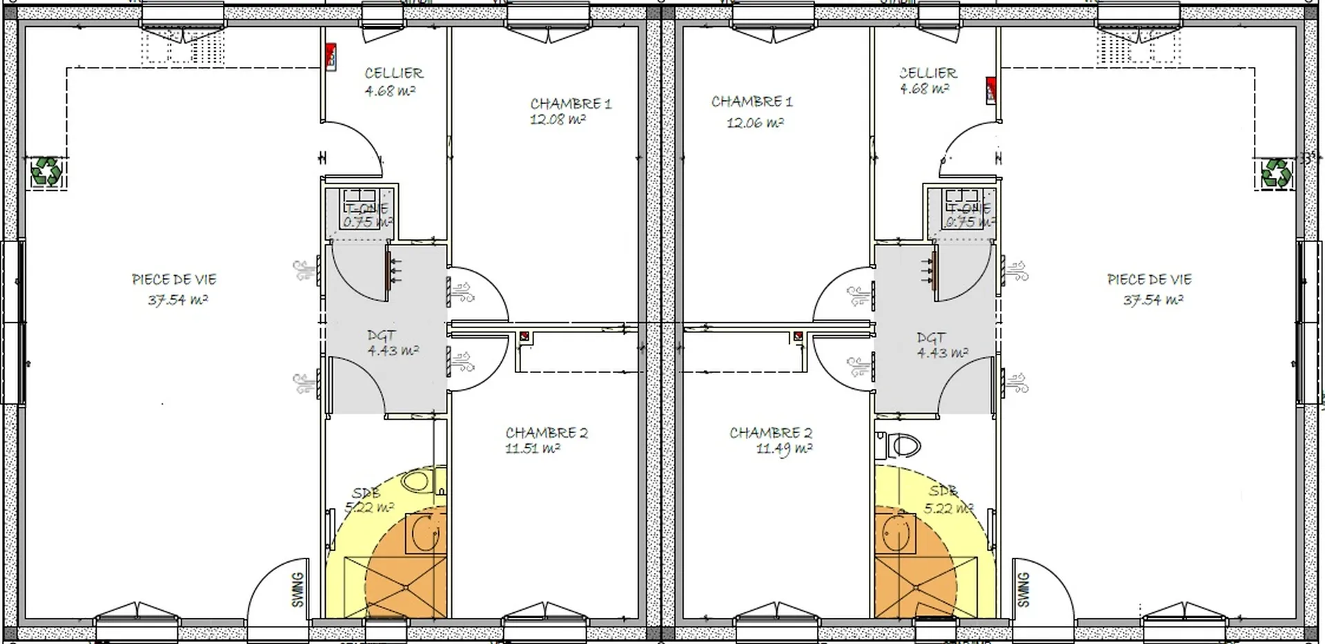Maison pour investisseur de 154 m²