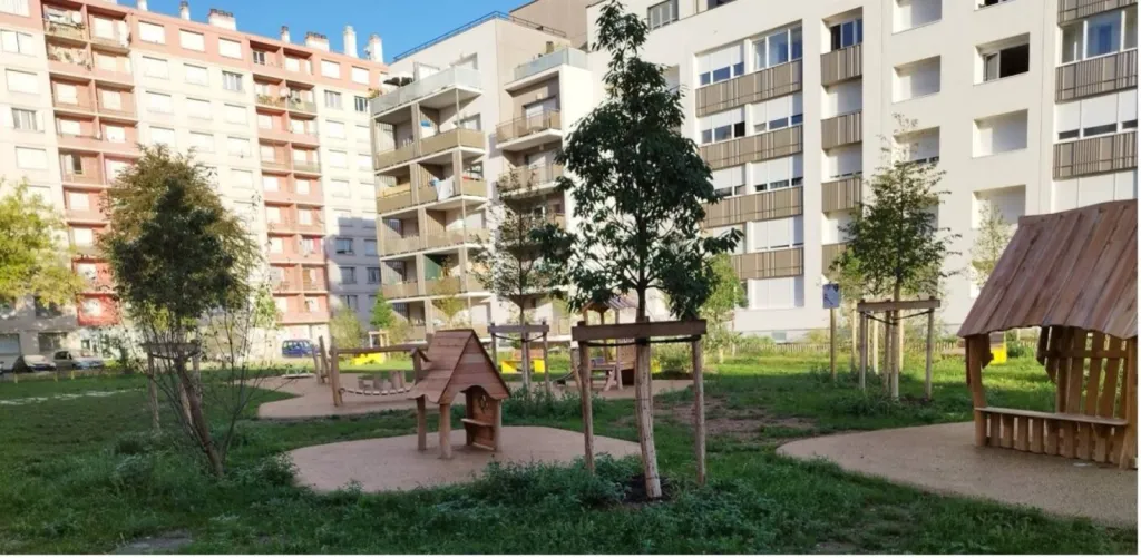 Aire de jeux en bois Rhône Alpes