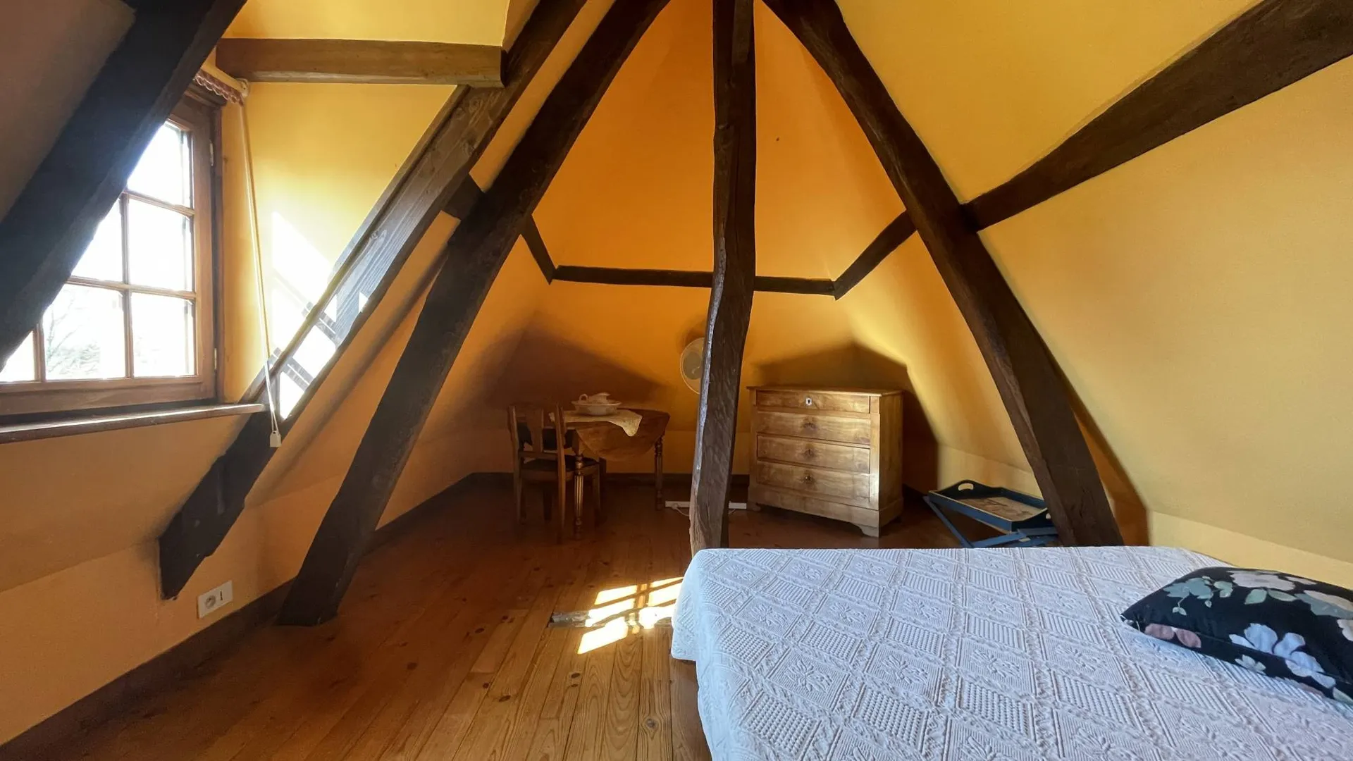 Longère en colombage et grands espaces