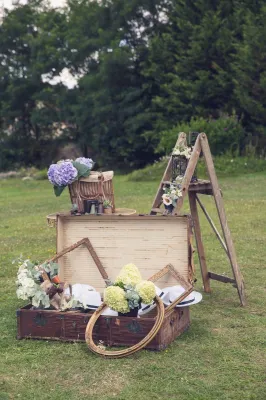 Agence de wedding planner experte pour un mariage franco-asiatique organisé dans l'orangerie d'un élégant Manoir en Ile-de-France