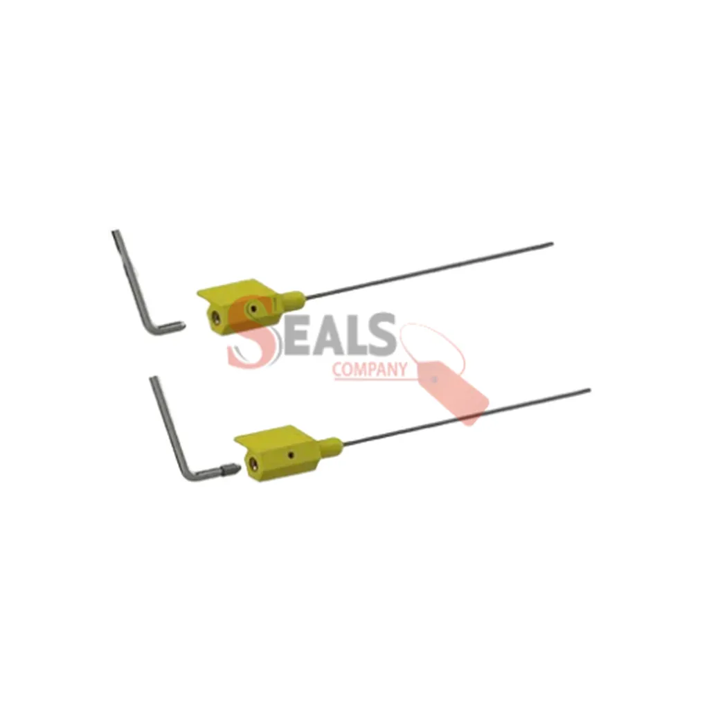 Scellé câble MINIKEYSEALS à vis auto-cassante en acier galvanisé – résistance 150 kgf