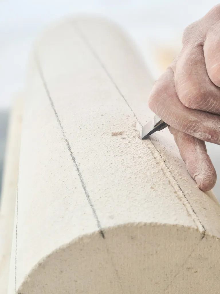 Ciselure pour protéger les arêtes