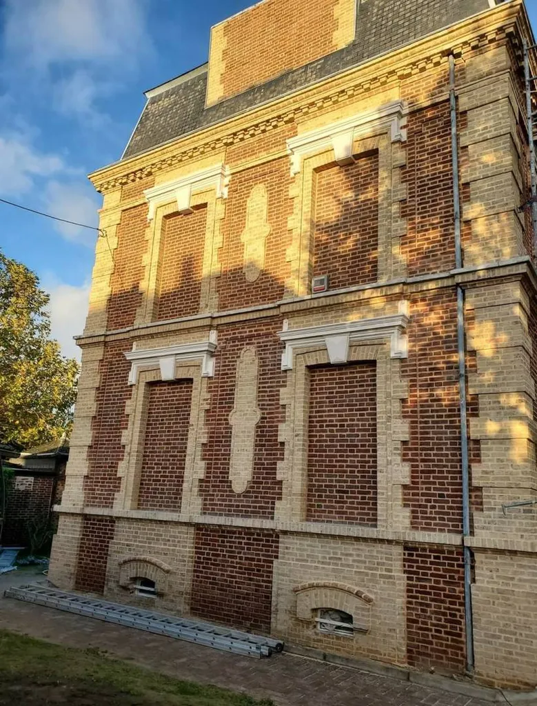 Rénovation de façade en brique fini