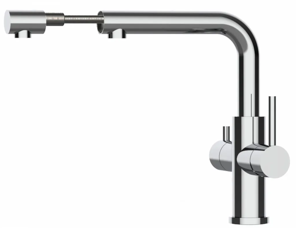 Robinet filtrant en inox poli ou brossé