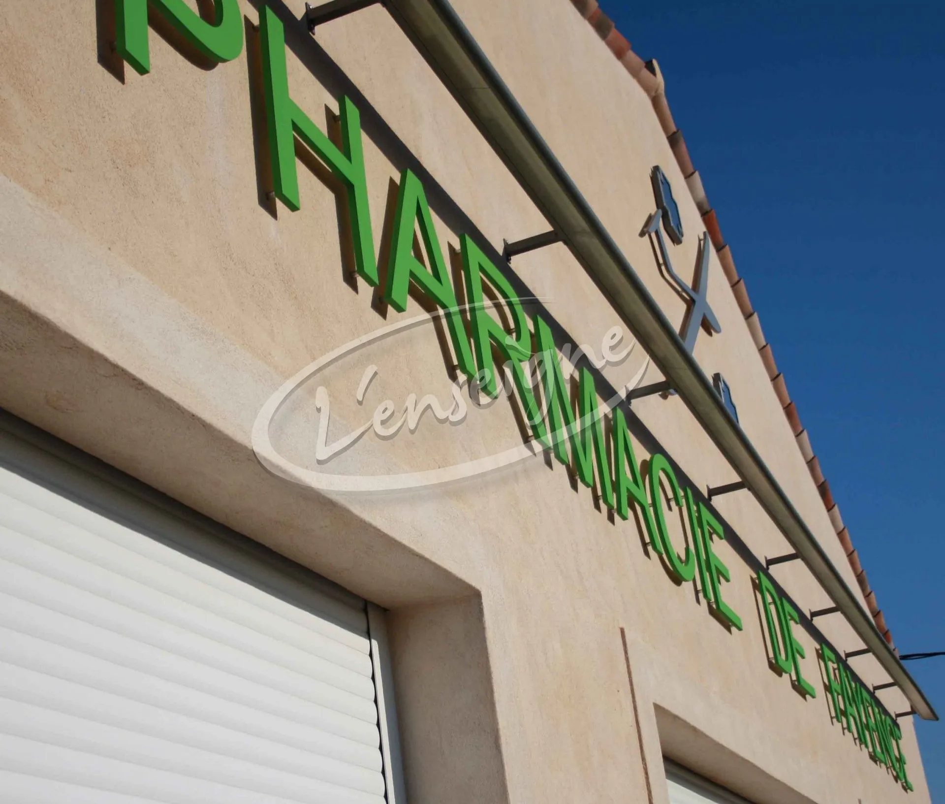 Lettres en PVC laqué sisteron