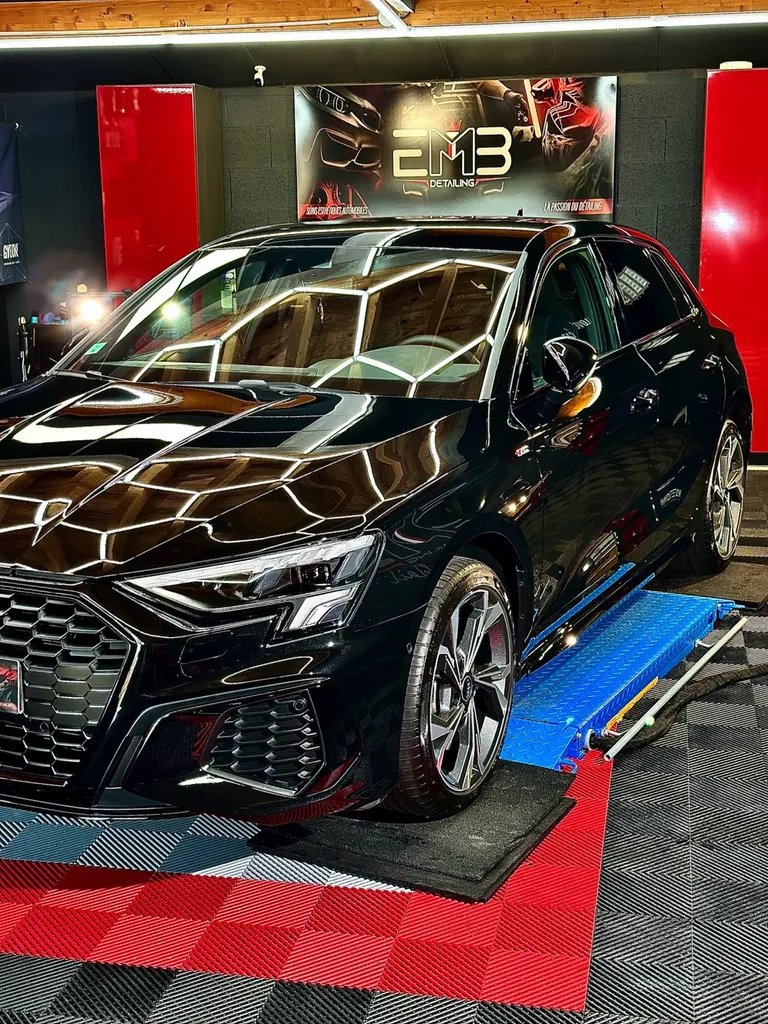 centre de DETAILING Lyon traitement céramique carosserie et jantes Audi A3