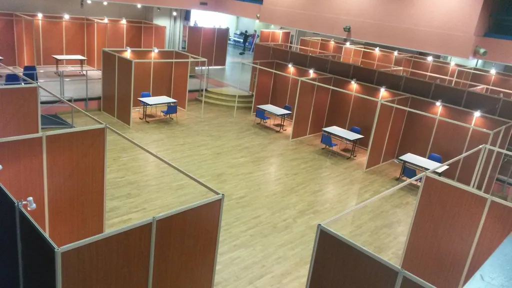 Cloison pour une exposition