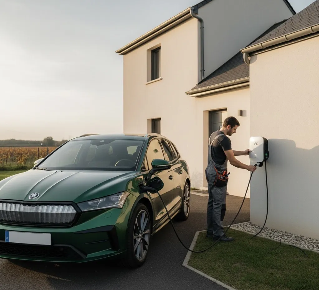 Audit et Mise aux normes Triphasées pour une installation de borne chez un particulier de Villenave d’Ornon 33