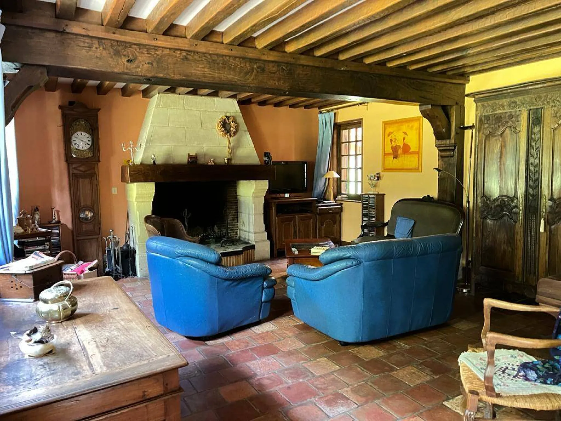 A vendre maison normande de 228 m² édifiée sur un terrain de 10 360 m² sur la commune de ST GERMAIN DE PASQUIER 27370