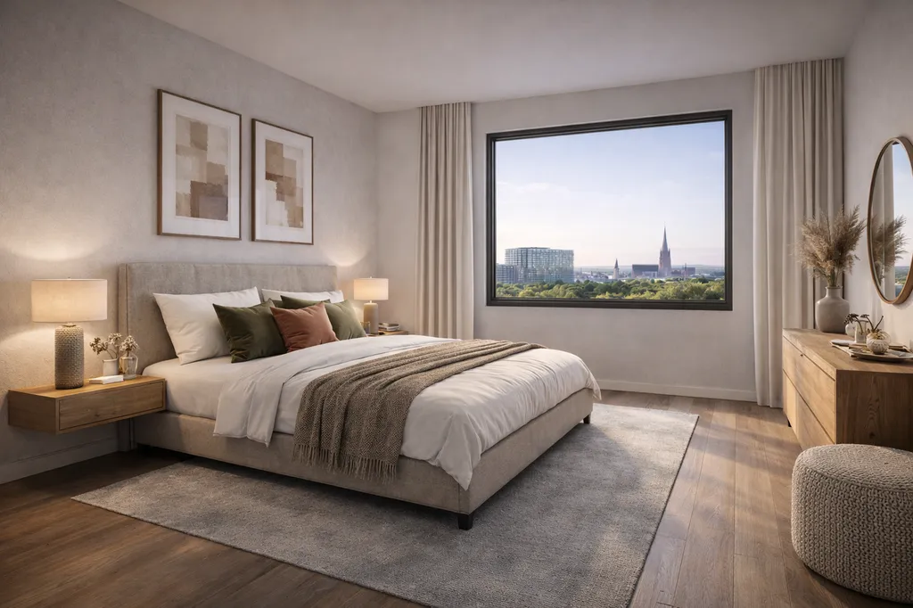 Appartements neufs du 2 au 5 pièces à Strasbourg Wacken, dans un quartier urbain et verdoyant en plein renouveau