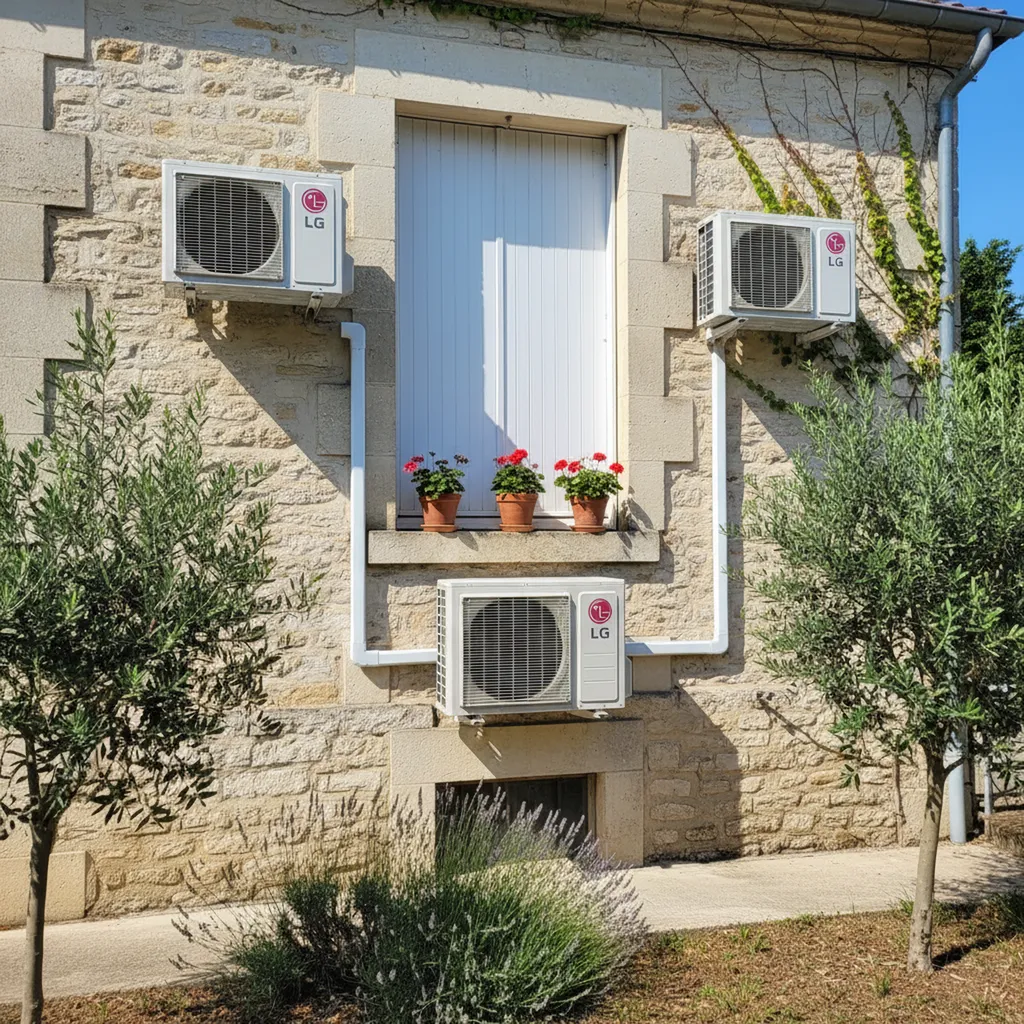 Demandez votre étude gratuite pour la pose d'une climatisation réversible LG bi-split dans votre résidence principale à Libourne 33500.