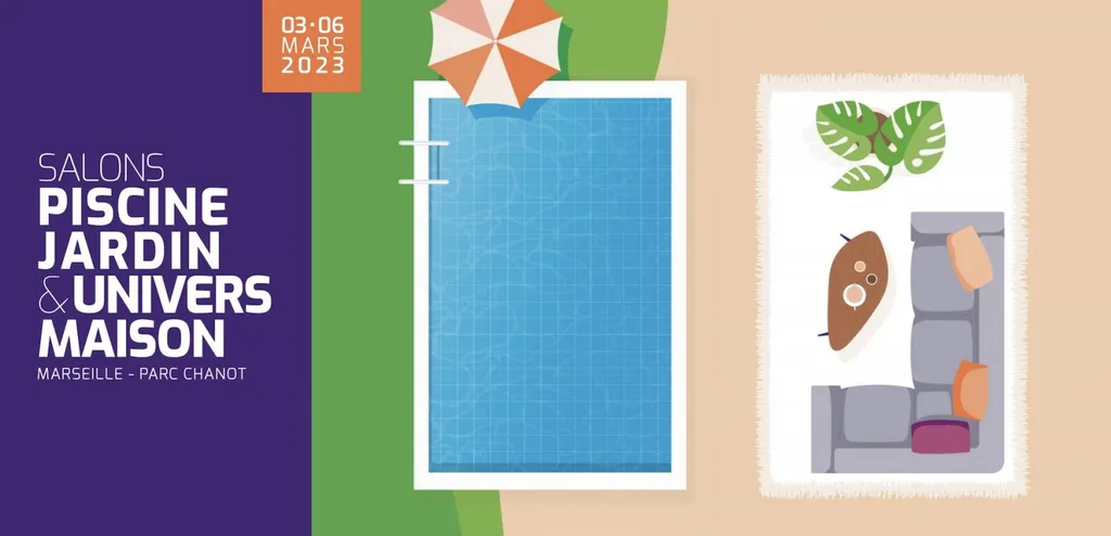 salon piscine et jardin avec au fil de l'eau