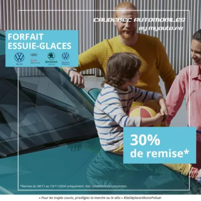 Offre exceptionnelle forfait essuie-glaces à La Frenaye