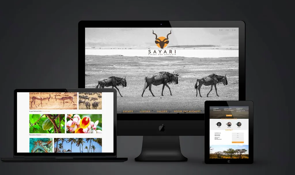 site internet agence de voyage spécialisée en safari afrique