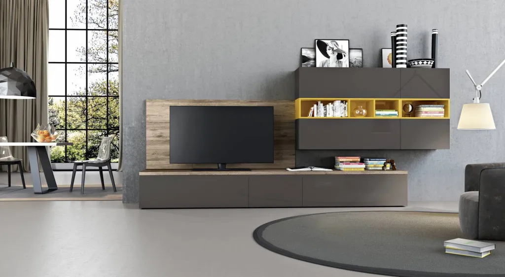  Exemple d'aménagement d'un espace living contemporain à Bandol dans le Var