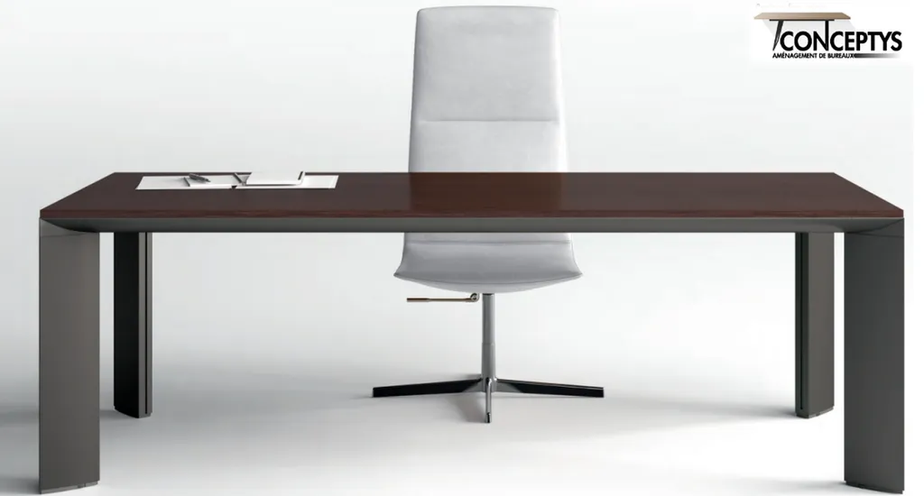 Achat d'un bureau direction qui allie le bois et le métal à Alès