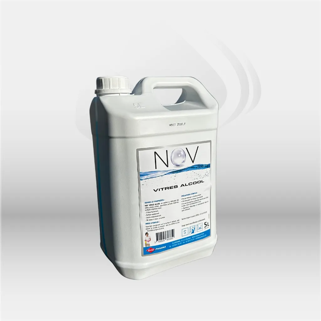 Lave-vitres NOV professionnel pour nettoyage des vitres, miroirs et surfaces vitrées, idéal pour bureaux, commerces et collectivités, offrant une transparence parfaite sans traces ni voile pour un résultat professionnel au quotidien – disponible à Mont-de