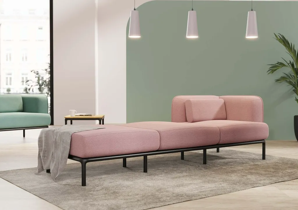 Canapé tissus avec Pouf Rhune Sokoa à Avignon 