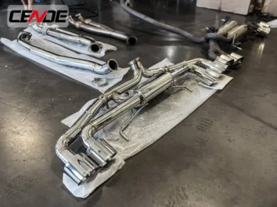 Installation catback Cende Nissan GT-R R35 | ADP Performance