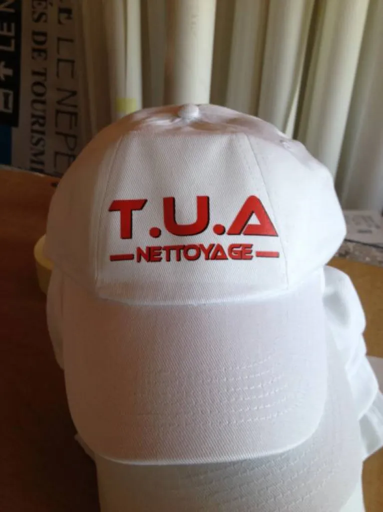 flocage sur casquette