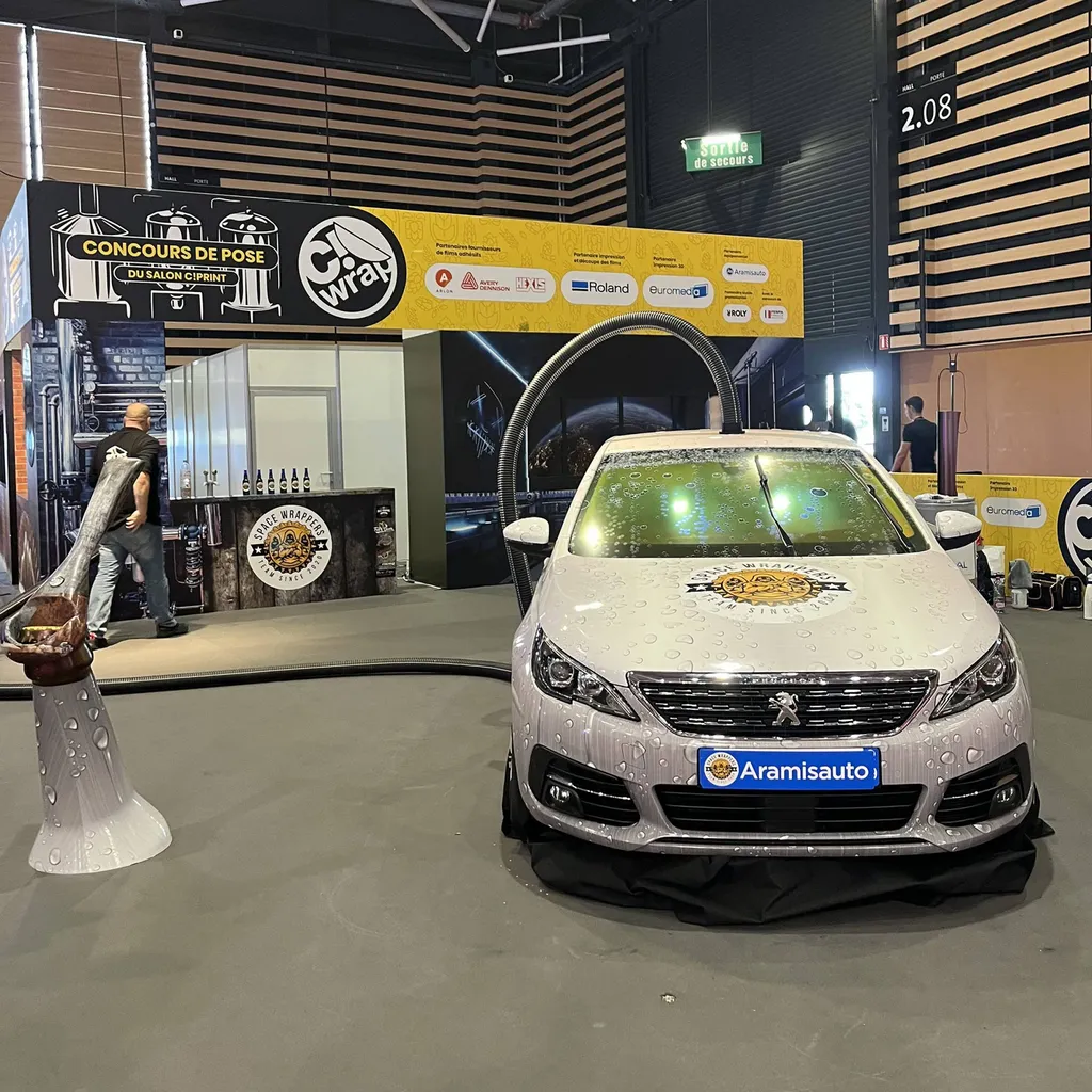 Car wrapping Peugeot 308 CWrap