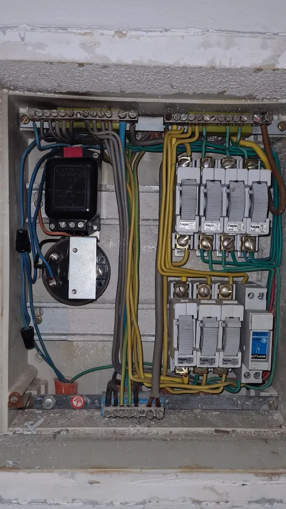 Ancien tableau électrique à Montpellier 