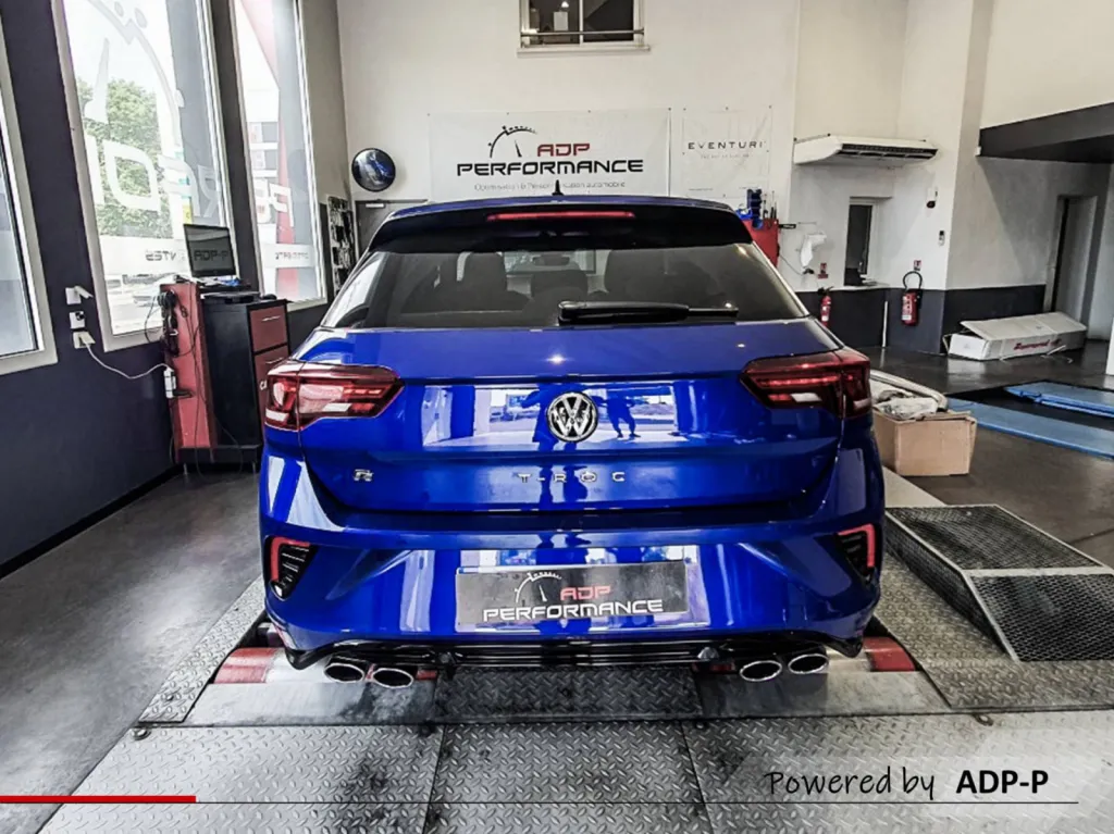 Reprogrammation moteur Stage 1 + Conversion bio éthanol E85 VW T-ROC R 2.0 TSI 310 PS | ADP Performance Vaucluse