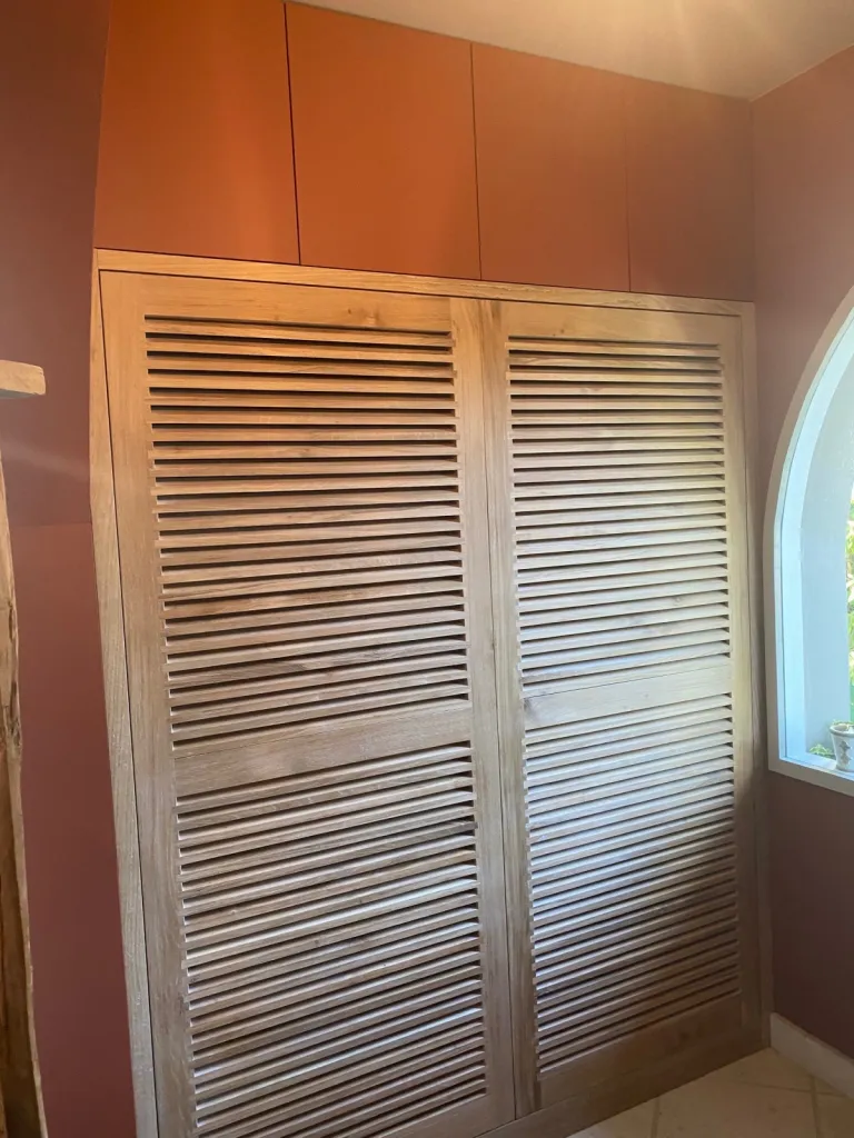 persiennes en chene massif