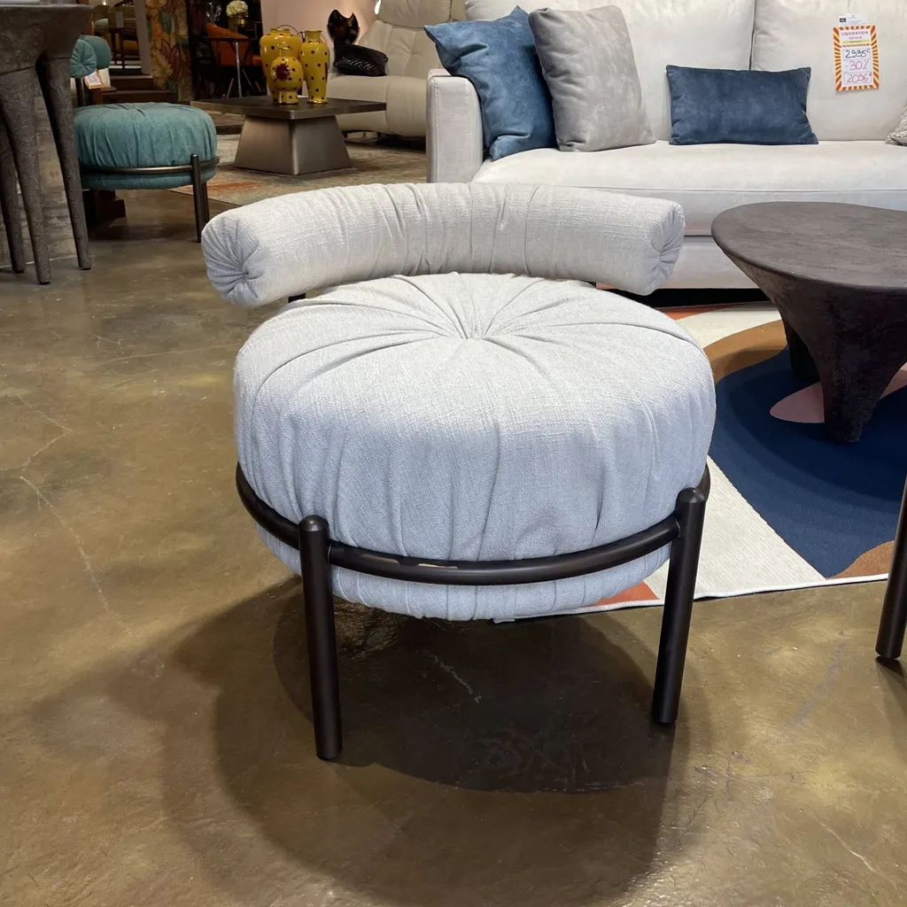 Fauteuil BONBON beige avec dossier réglable