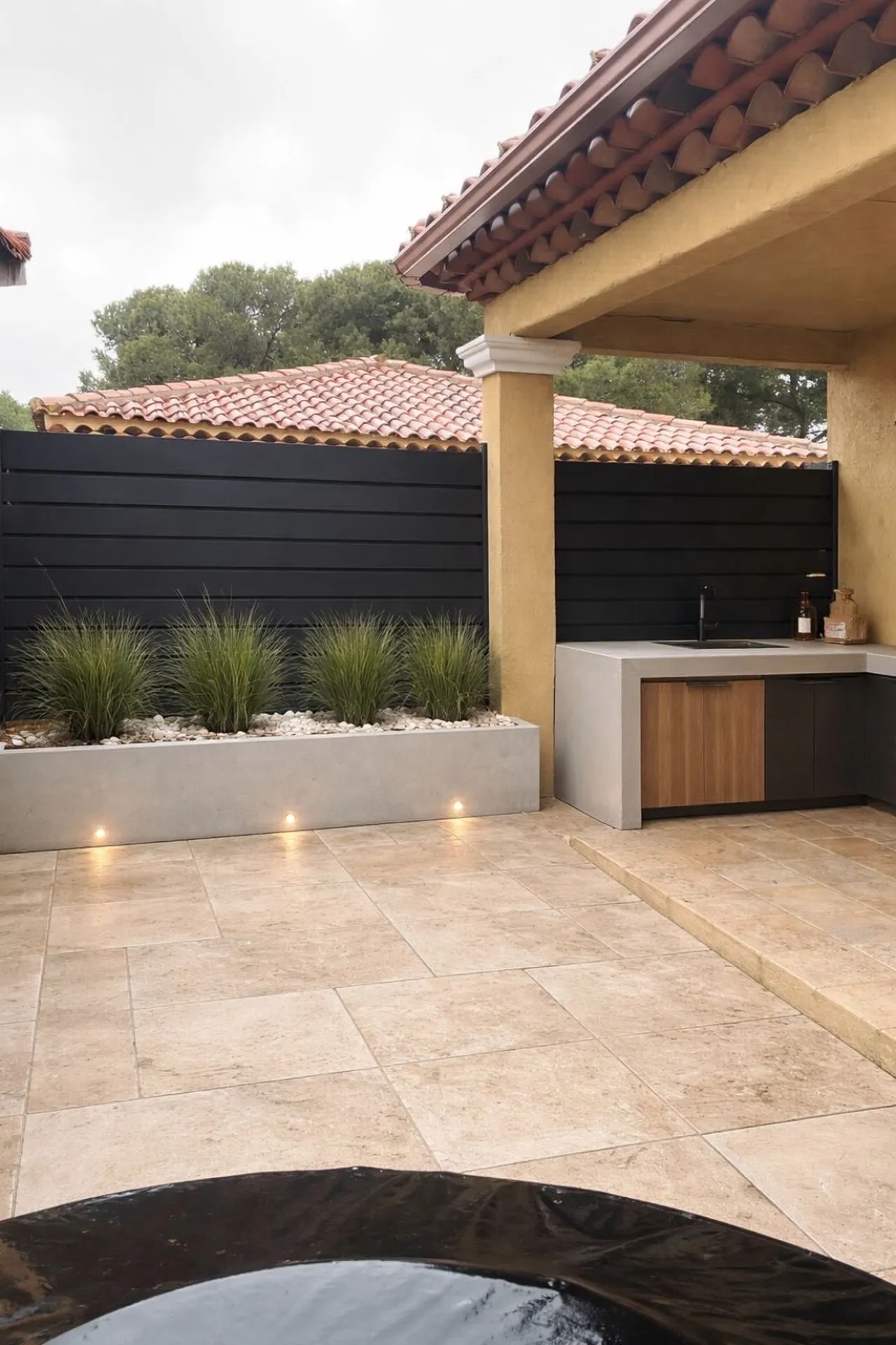 Rénovation par de la clôture Kostum modèle litenn