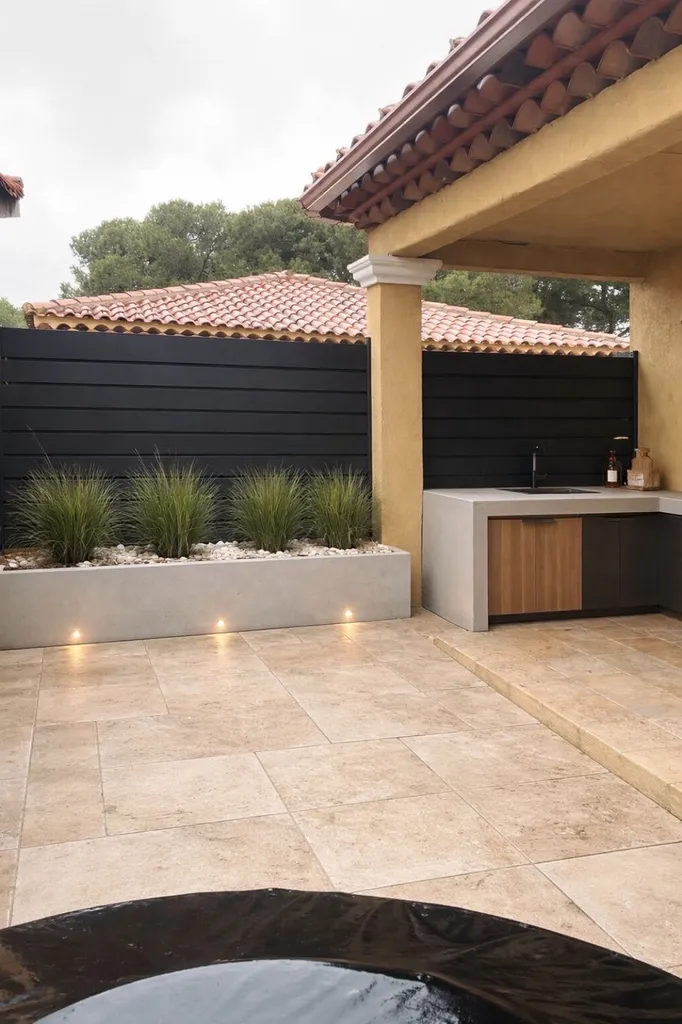 Rénovation par de la clôture Kostum modèle litenn