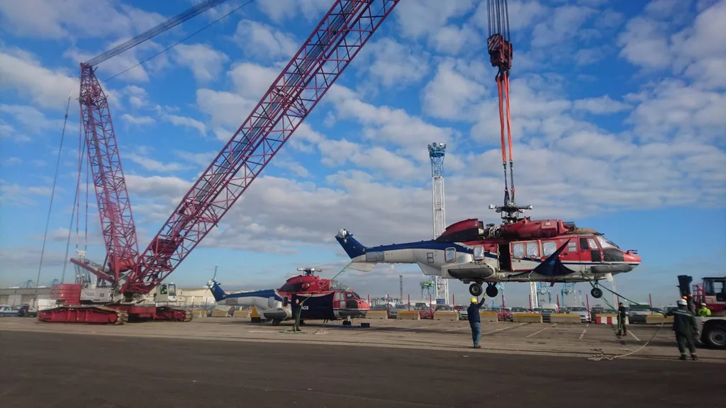 Levage de gros volumes sur chantier