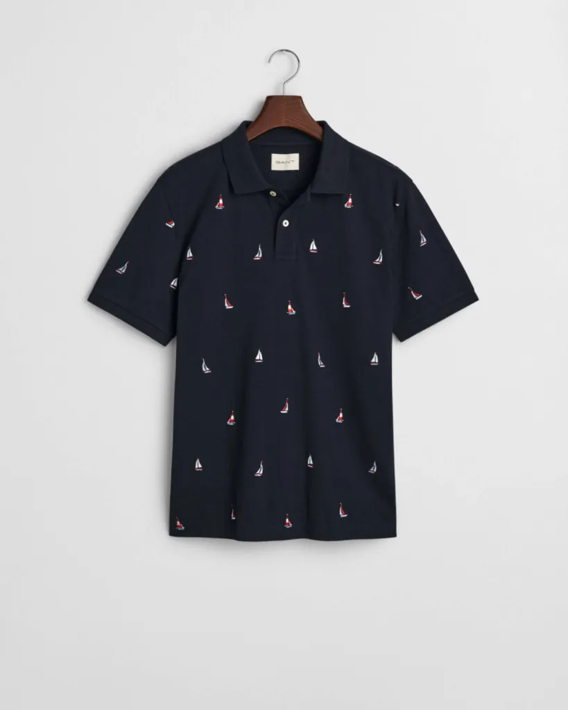 Polo nautique brodé GANT Mariane chez La Suite By Urban Chic à Dieppe 76