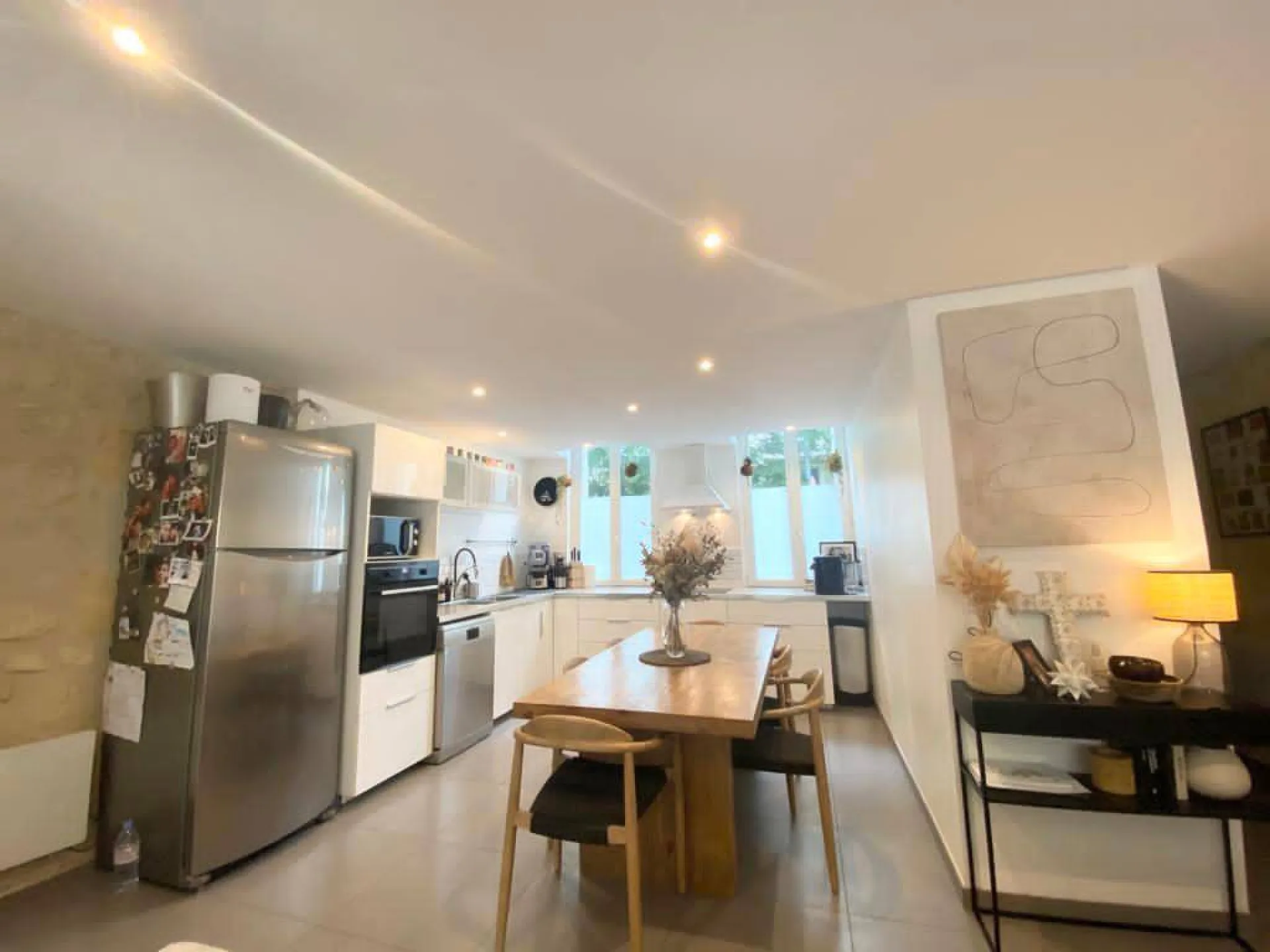 A vendre échoppe à Fondaudège avec cuisine ouverte