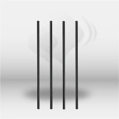 Pailles droites en papier noir 20 cm pour boissons et cocktails, idéales pour bars, restaurants, événements et restauration rapide, offrant une solution élégante, hygiénique et biodégradable pour la consommation de boissons froides – disponibles à Mont-de
