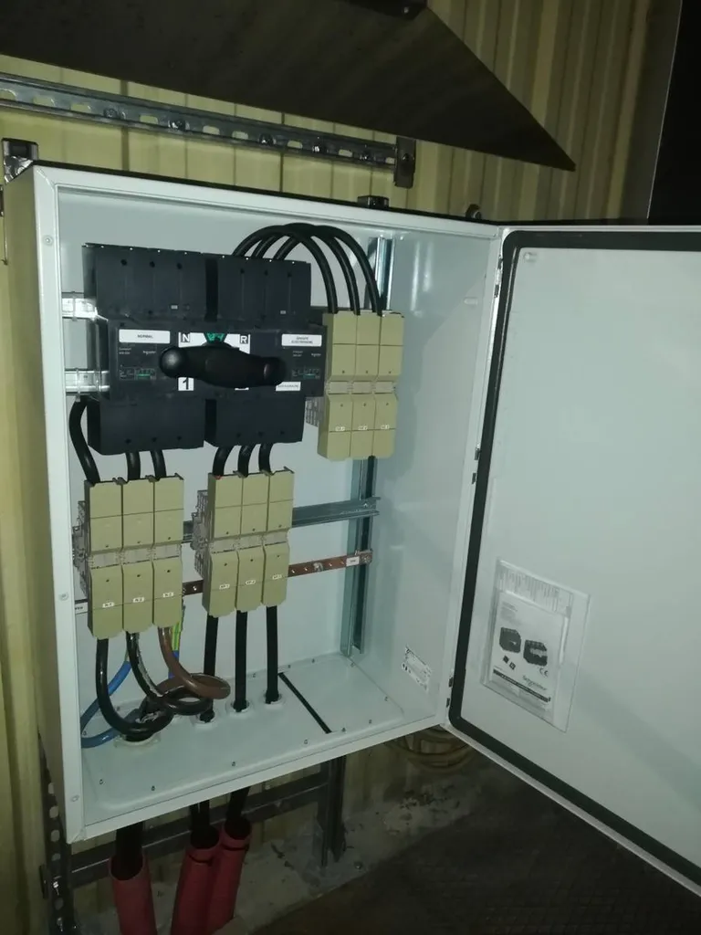 inverseur de source sur installation electrique industrielle