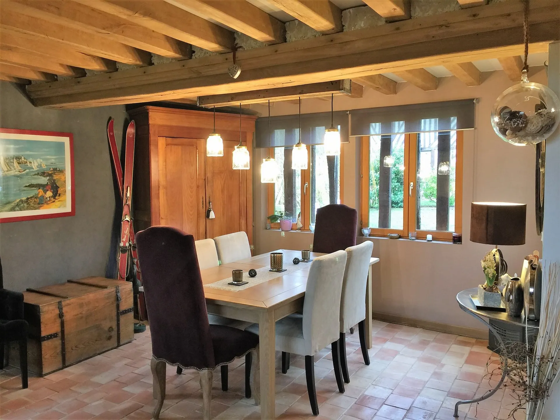 ENSEMBLE DE 3 MAISONS NORMANDES Région Livarot Pays d'Auge, Calvados 14