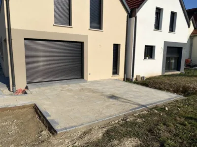 Pose de pavé pour votre terrasse extérieur à Niedernai 