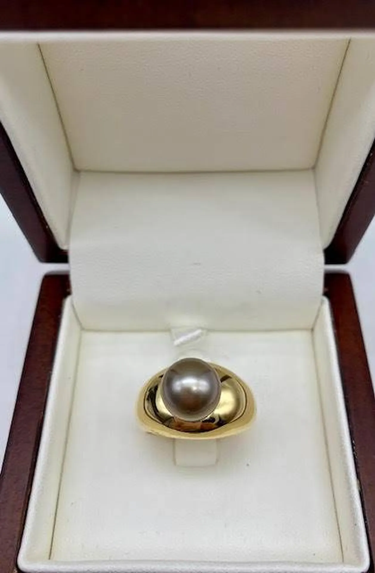 L'Art de la Perfection: Bague Jonc Anglais avec Perle de Tahiti à La Teste de Buch chez Or Ligne