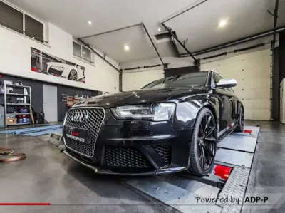 Reprogrammation moteur Conversion bio éthanol E85 AUDI RS4 4.2 FSI V8 450 PS | ADP Performance Salon de Provence