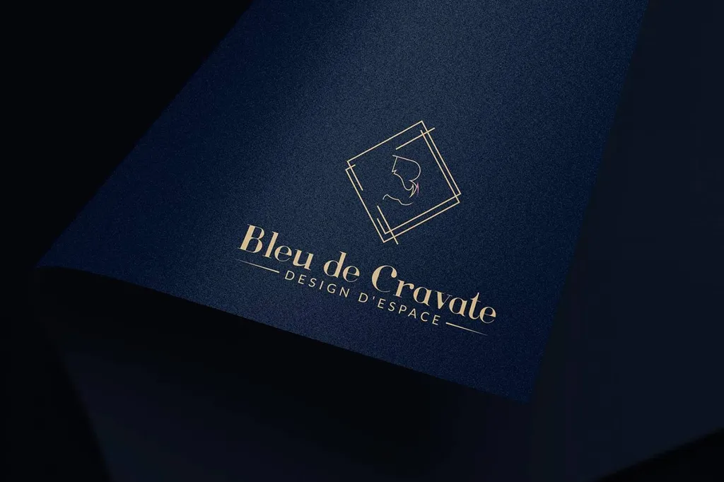 création de logo bleu de cravate à meyrargue