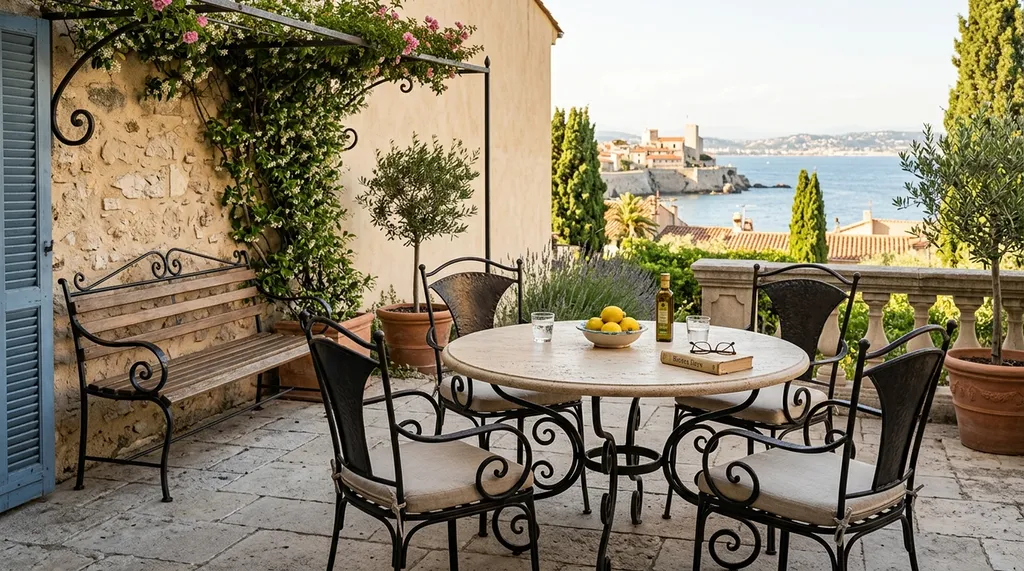 Devis pour la conception de mobilier en fer forgé traditionnel à Nice vers Antibes : artisanat local pour votre décoration