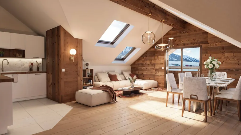 À Vendre appartement T4 Duplex Neuf à Saint-Sorlin-d’Arves avec vue Panoramique & Accès Direct aux Pistes